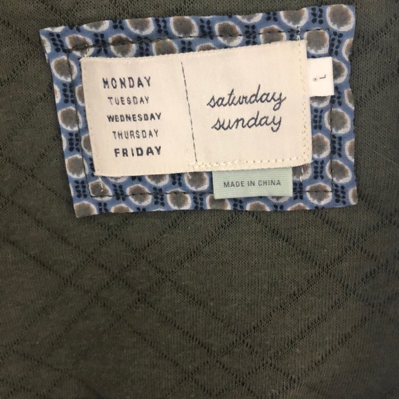 Green and Shearling Vest from Anthropologie Size L - Picture 2 of 4